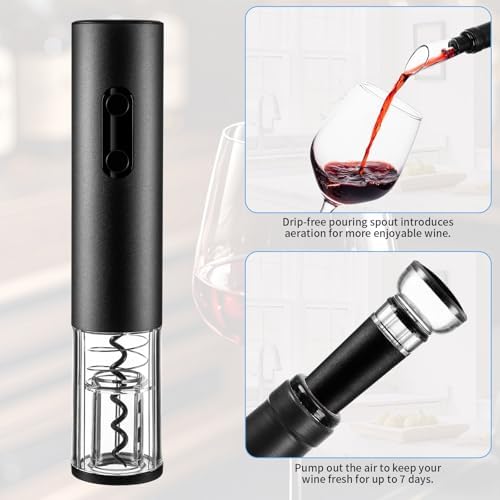 Electric Automatic Wine Bottle Opener Set, Rechargeable Wine Opener Set