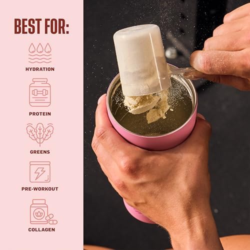 BlenderBottle Tumbler 2-in-1 Stainless Steel Shaker Cup 24 oz Sahara Sunset - Image 4