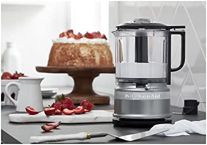 KitchenAid 5 Cup Food Chopper with Extra Work Bowl KFC0516CCU, Contour Silver - Image 4