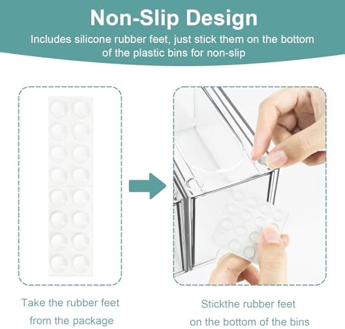 Acrylic 6 Pack Tea Bag Organizer and Storage