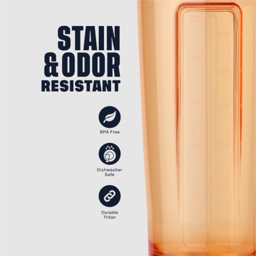 BlenderBottle ProSeries Tritan Shaker Bottle 28 oz Orange - Image 4