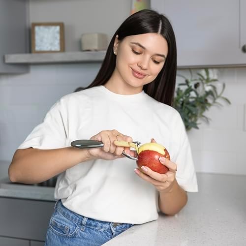 Stainless Steel Y Shaped Vegetable Peeler With Ergonomic Handle