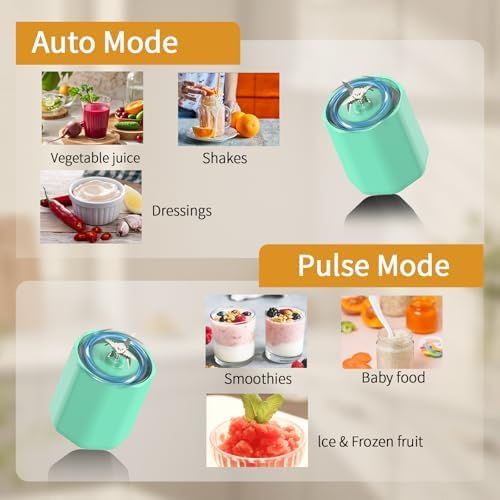 Portable Blender, Personal Blenders with Pulse Mode, Smoothie & Shake Maker - Image 3