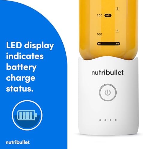 nutribullet Flex Portable Blender NBPB50200AW, Matte White - Image 4