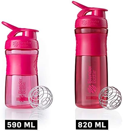 BlenderBottle SportMixer Tritan Grip Shaker Bottle, Pink/Pink, 20-Ounce - Image 7