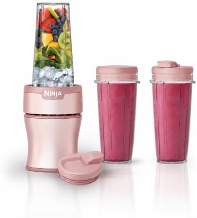Ninja Nutri-Plus Personal Blender, 900PW, (3) 20oz Cups, Pink, BN301PKBRN by Unknown