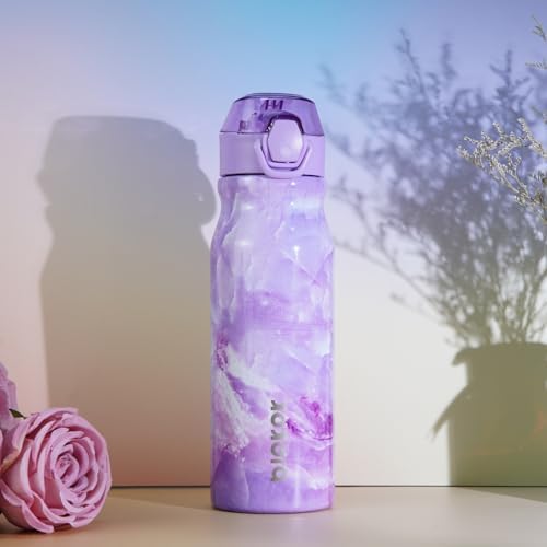 BJPKPK 25 oz Insulated Water Bottle, Straw, Handle, Stainless Steel Flask - Image 5
