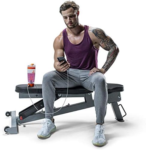 POWER SHAKER BOTTLE NOW WITH DRY STORAGE CONTAINER // A Powerful 11,000 RPM Mixer and Built-In Charger for Your Devices / 600ml (20oz.) BPA Free / *NEW* DRY STORAGE CONTAINER