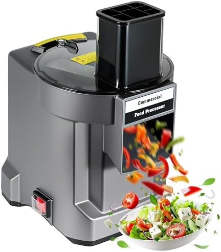 3 in 1 Electric Vegetable Chopper Slicer, Multifunctional Onion Chopper Food Dicer Shredder Processor, Automatic Veggie Fruit Cutting Dicing Machine with Stainless Steel Blades for Commercial Home Use by Unknown