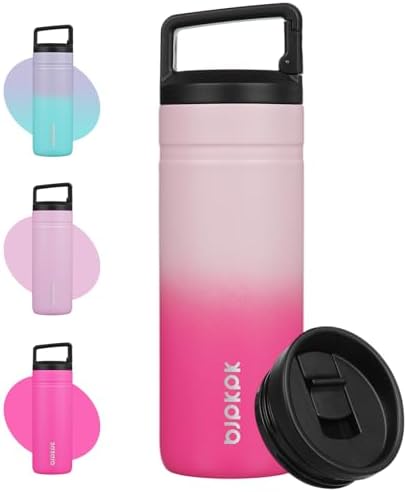 BJPKPK 20 oz Insulated Travel Water Bottle, Coffee Tumbler Stainless Steel by BJPKPK