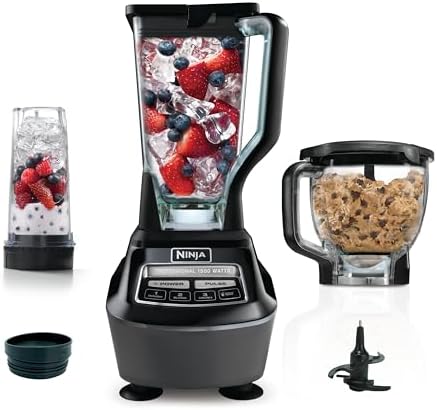 Ninja Mega Kitchen System, 1500W, 72oz Pitcher, 8-Cup, Black, BL770AMZ by Unknown