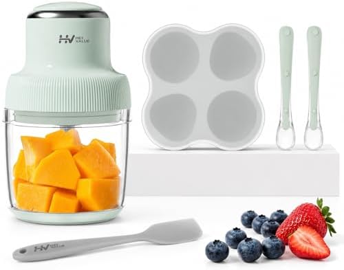 HEYVALUE 20 Oz Glass Baby Food Maker, Baby & Pet Large Food Processor Set by HEYVALUE