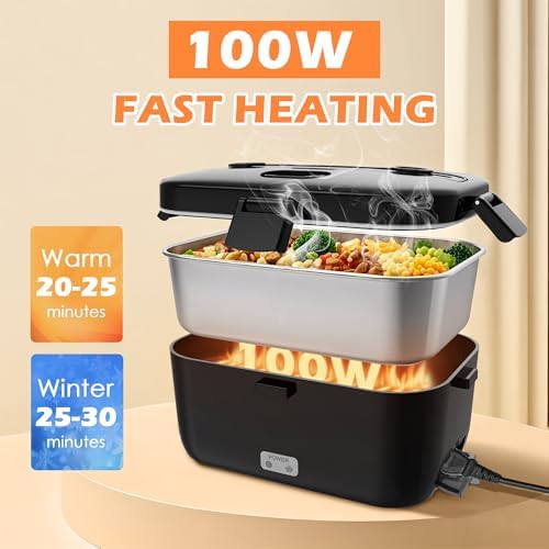 Electric-Lunch-Box-Heated-Food-Warmer 100W Heating Box for Adult