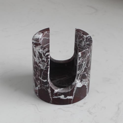 Natural Marble Travertine Sponge Holder for Kitchen Counter, Drying Rack, Sponge Caddy for Sink Organizer - Rosa Levanto Marble