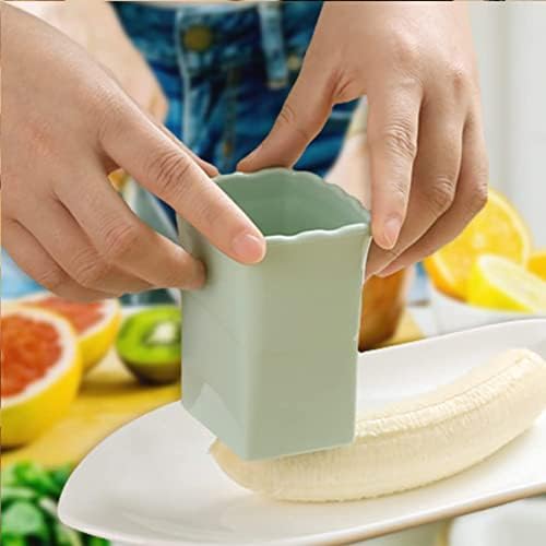 Cup Slicer - [NEW] Fruit Slicers Cup Egg Slicer, Stainless Steel Banana Strawberry Cutter, Quickly Making Soft Fruits, Vegetables Cutting Kitchen Gadget (Yellow (Pack of 2)) - Image 4