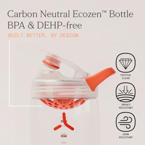 PROMIXX Pursuit Protein Shaker Bottle 32oz, Ecozen, Clear - Image 4