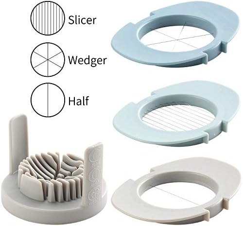 Ruibo Strawberry Slicer/Cutter With Stainless Steel Cutting Wires for Hard Boiled Egg Slicer Multicolour - Image 3