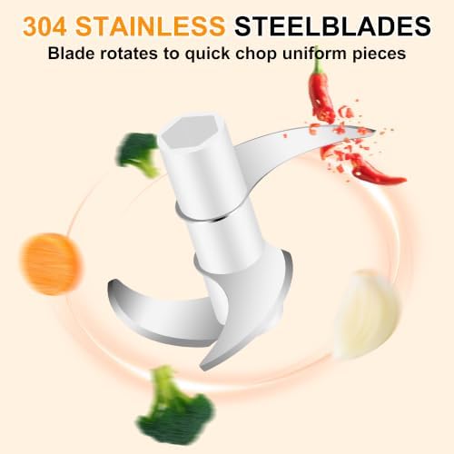 Garlic Chopper, 250ML Garlic Mincer, Electric Mini Food Processor - Image 6