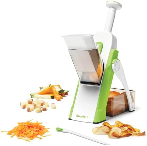 Pump'n'Slice Vertical Mandoline, Food Slicer & Chopper, Safe
