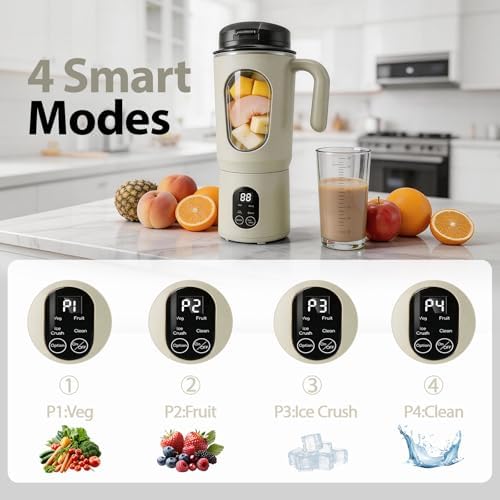 Portable Blender for Smoothies, 580ML USB-C Rechargeable Personal Blender - Image 2