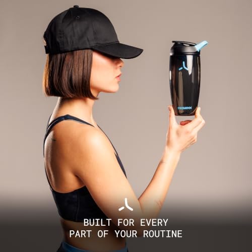 PROMIXX Pursuit Protein Shaker Bottle 26oz, Ecozen, Black - Image 2