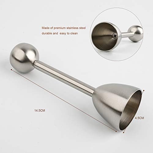Egg Cracker Topper Cutter for Soft Boiled Eggs Stainless Steel Shell Remover Separator Kitchen Tool - Image 2