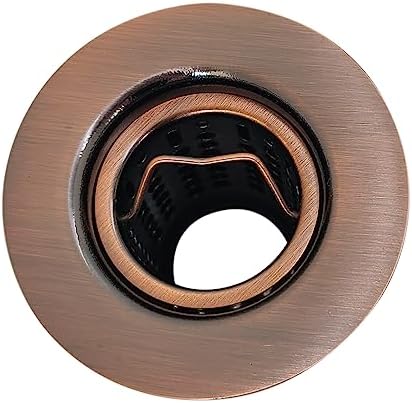 A218-11 Junior Bar and Laundry Sink Drain Assembly with Removable Strainer Basket, Antique Copper