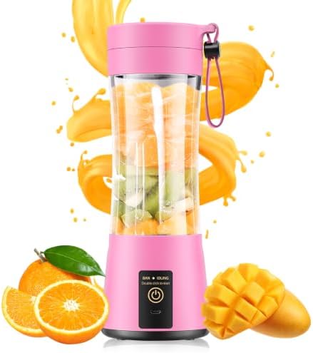 Portable Blender Personal Size Blender Make Smoothies, 12oz Mini Travel Cup by gardreg