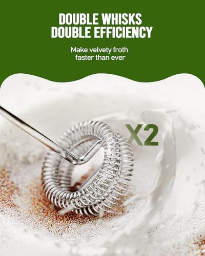 LunaFro Lite Rechargeable Milk Frother,Detachable Whisk