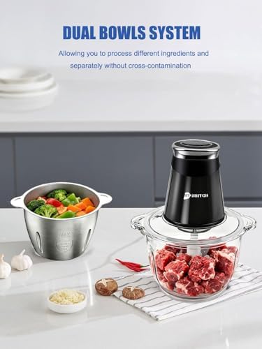Food Processor, 500W Electric Food Chopper