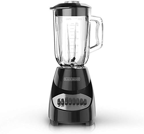 BLACK+DECKER Countertop Blender with 6-Cup Glass Jar, 10-Speed Settings, Black, BL2010BG - Image 2
