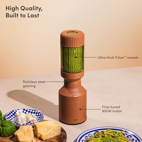 Beast Mighty 850 Plus Personal Blender, XL Vessel, Terra, 850W - Image 3