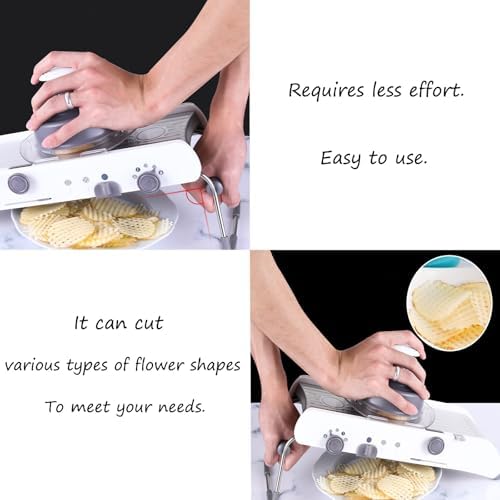 Mandoline Slicer For Kitchen, Vegetable Chopper, Vegetable/Potato/Veggie/Cheese/Tomato/Onion Manual Slicer, Multi-Functional Vegetable Manual Slicer And Cutter For Your Kitchen. - Image 6