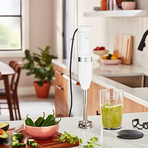 KitchenAid Variable Speed Corded Hand Blender, KHBV53, White - Image 5