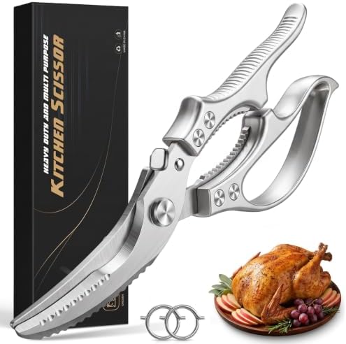 Kitchen Scissors for Food, All Purpose Kitchen Shears Heavy Duty