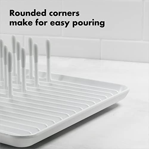 OXO Good Grips Compact Dish Rack, Biscuit