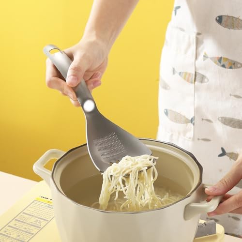 5 in 1 Multifunction Cooking Spoon,18/8 Stainless Steel slotted spoon