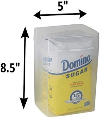 Set of 2-1 Flour Keeper and 1 Sugar Keeper Plastic Storage Container