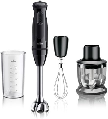 Braun MultiQuick Vario 5 Hand Blender, 21-Speed, Turbo Boost, 500W by Unknown