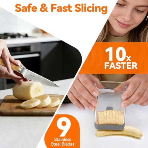Original Strawberry Slicer, Fast & Even Thin Slicing, Gray - Image 3