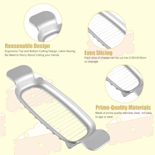 Stainless Steel Cheese Cutter and Butter Slicer with Butter Spatula - Image 3