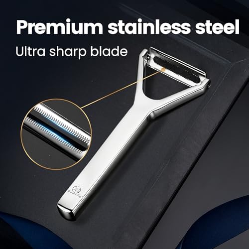 Vegetable Peeler, Ultra Sharp Blade, Stainless Steel Y Peeler