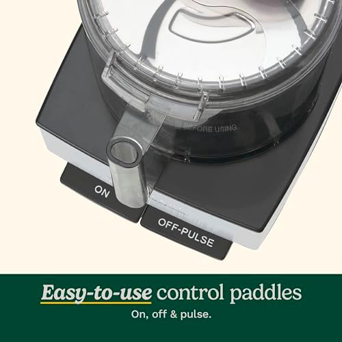 Food Processor, 14-Cup Vegetable Food Chopper for Mincing, Dicing, Shredding, Puree & Kneading Dough, 720-Watt Motor, Stainless Steel, DFP-14BCNY