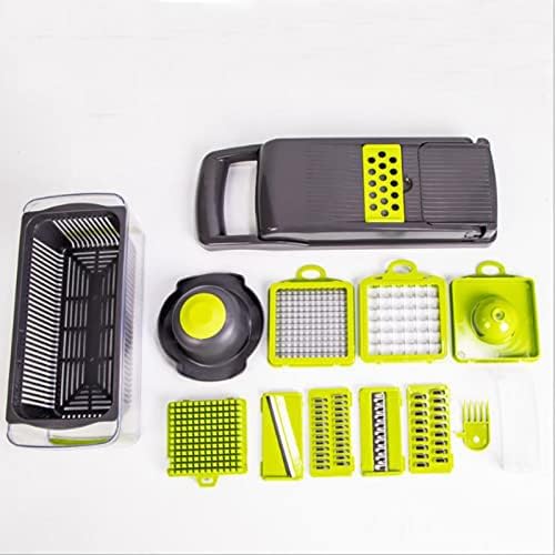 Vegetable Chopper, Multifunctional 15 in 1 Food Chopper Vegetable Slicer Potato Onion Chopper Veggie Chopper Dicer with Container - Image 3