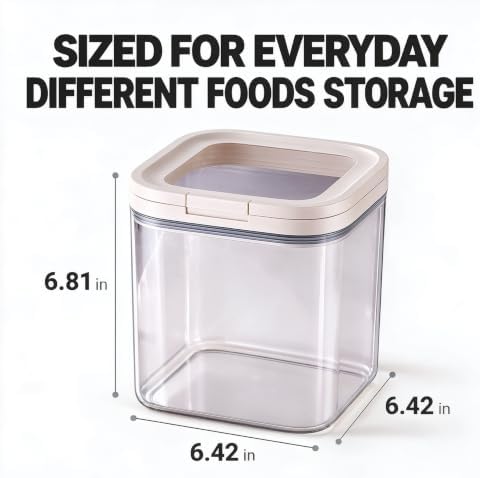 5 Lbs Flour Container with Lid & Scooper,BPA Free,Airtight