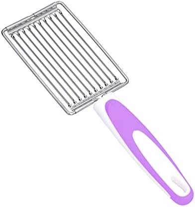 Luncheon Meat Cutter,Stainless Tomato Slicer Fruits Cutter Luncheon Meat Slicer with Handle Cheese Boiled Egg Ham Tomato Serrated Slicing Knife by Tomotato