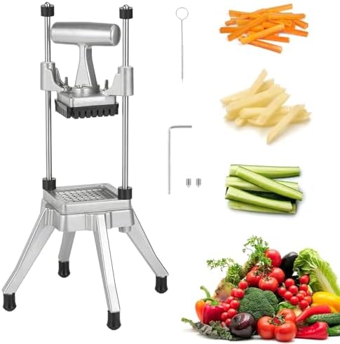 Commercial Vegetable Chopper, 1/4" Stainless Steel Dicer