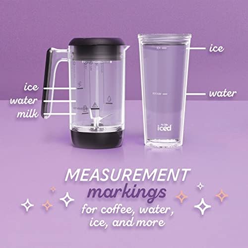 Mr. Coffee 3-in-1 Single-Serve Iced and Hot Coffee/Tea Maker with Blender with Reusable Filter, Scoop, Recipe Book, 2 Tumblers, Lids and Straws, Black - Image 5