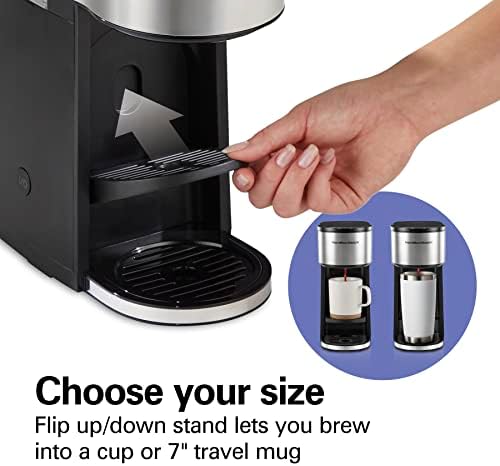 Home Barista 7-in-1 Small Coffee Maker with Seven Ways to Brew, 6 Cup Carafe, Drip, Single Serve, French Press, Pour Over, Cold Brew, Easy-Fill Reservoir, Black (46251)