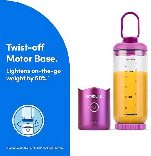 nutribullet Flex Portable Blender NBPB50200DB, Orchid Purple - Image 3